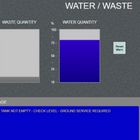 Agua / Waste — Niveles y válvulas